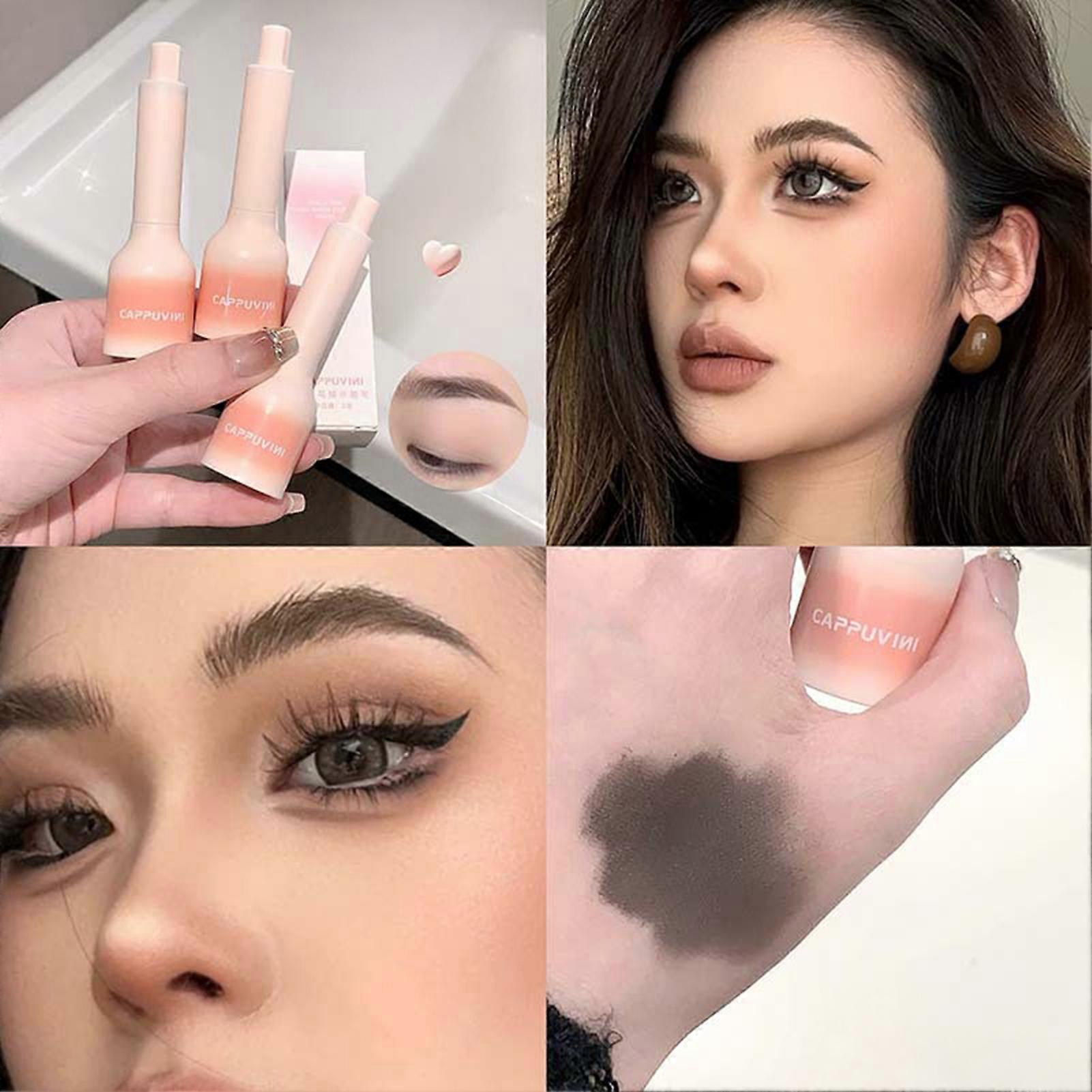 Cosmetic Brow-Fection Angled Brush Natural Waterproof Brow Pen