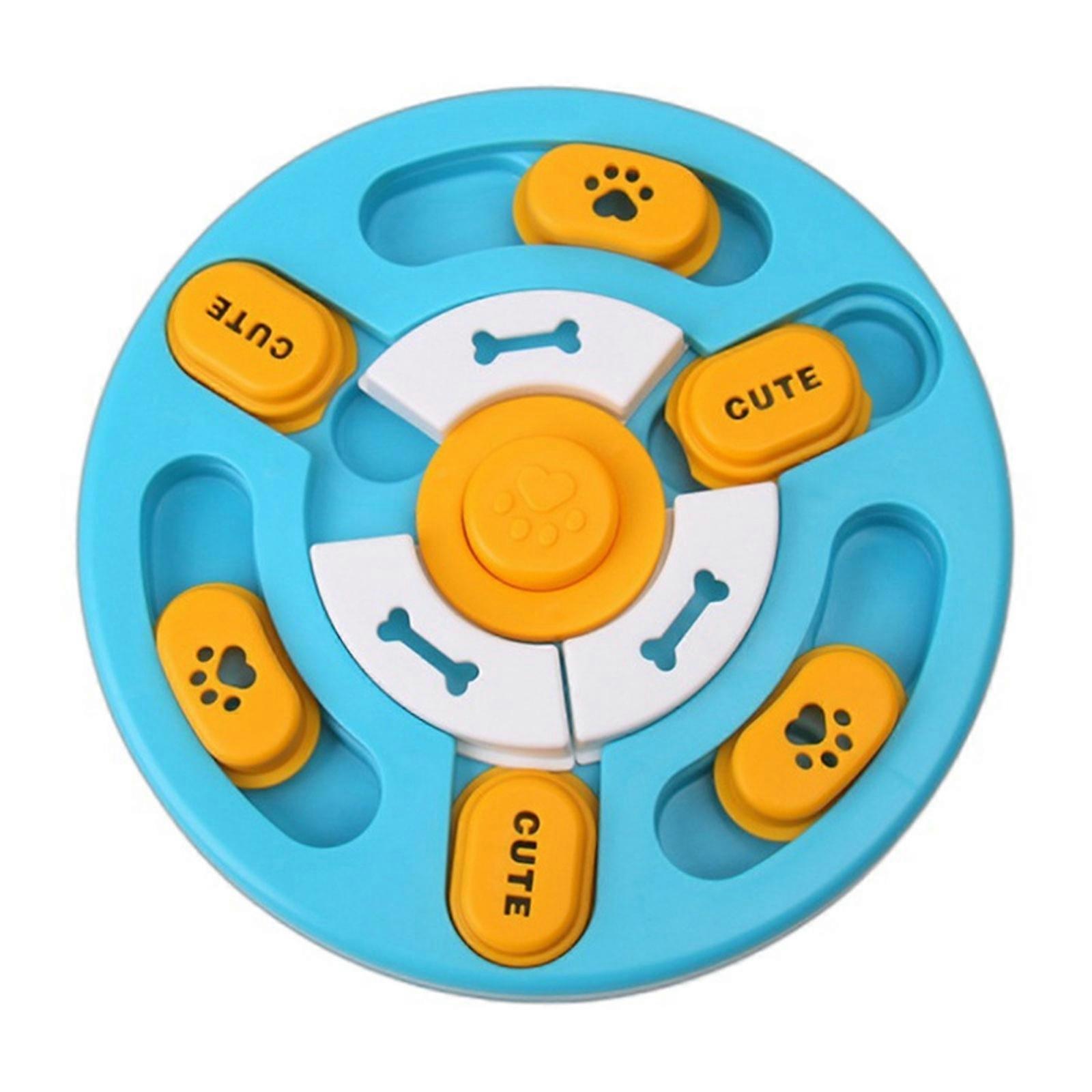 Sliding Modulel Intelligence Feeding Toy Interactively Slow Feeders Puzzles Bowl for Mental Enrichment And IQ Training