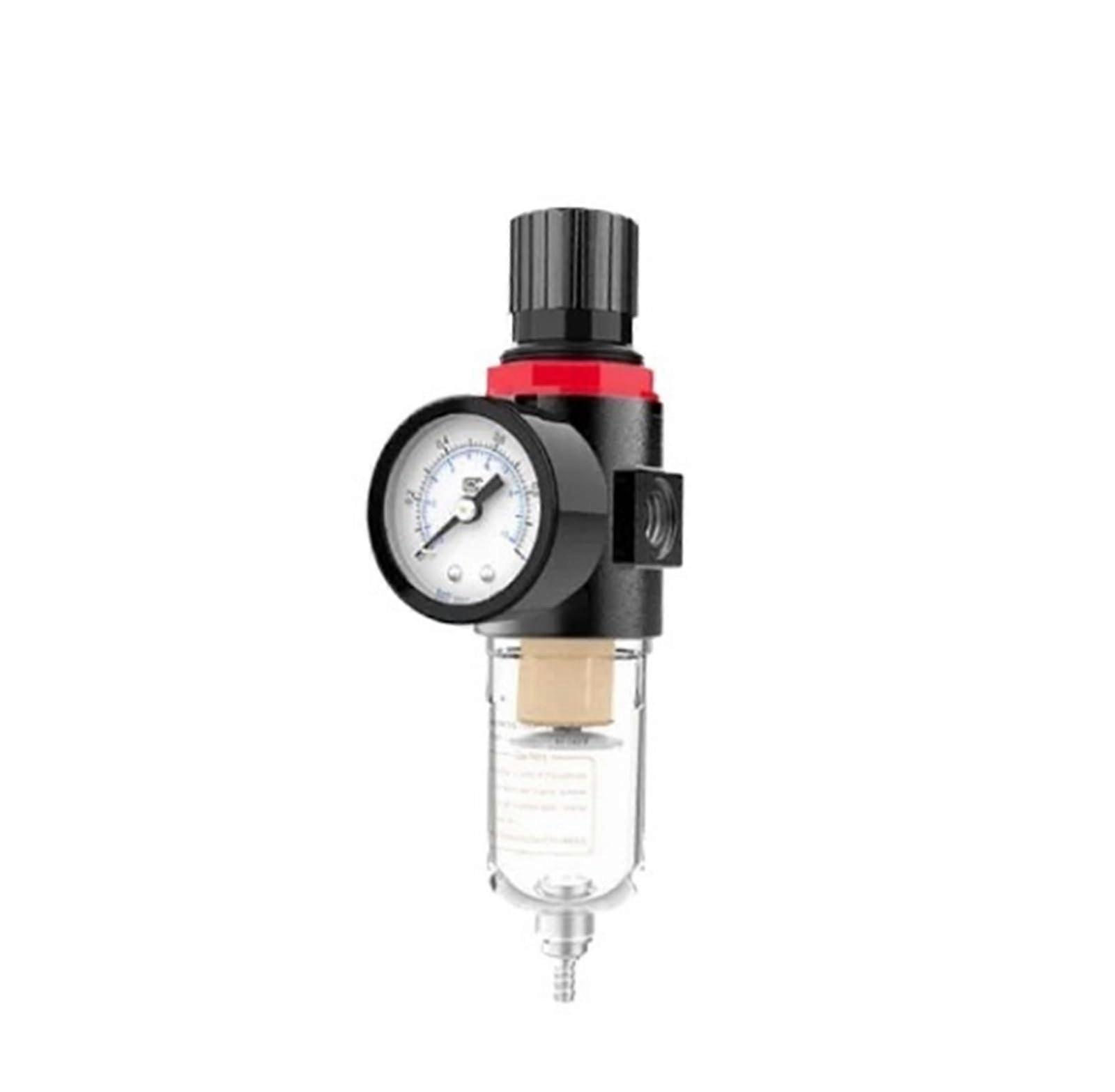 Pneumatic Air Source Treatment Filter with Adjustable Pressure Gauge 1/4" Size and Pressure Relief AFR2000 Model