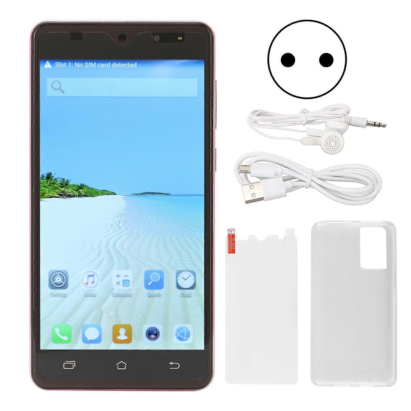 Smartphone 5.5 Inch HD 8 Core 2GB RAM 16GB ROM 5MP Front 8MP Rear Camera 2.4G 5G WiFi Cellphone for Android 11