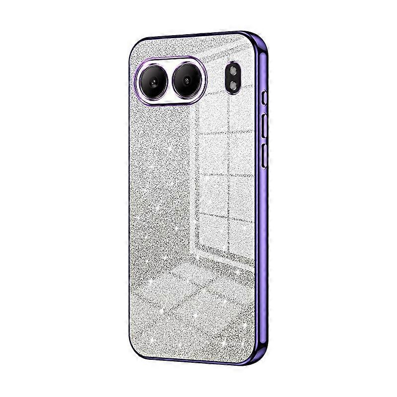 Gradient Glitter Powder Electroplated Phone Case