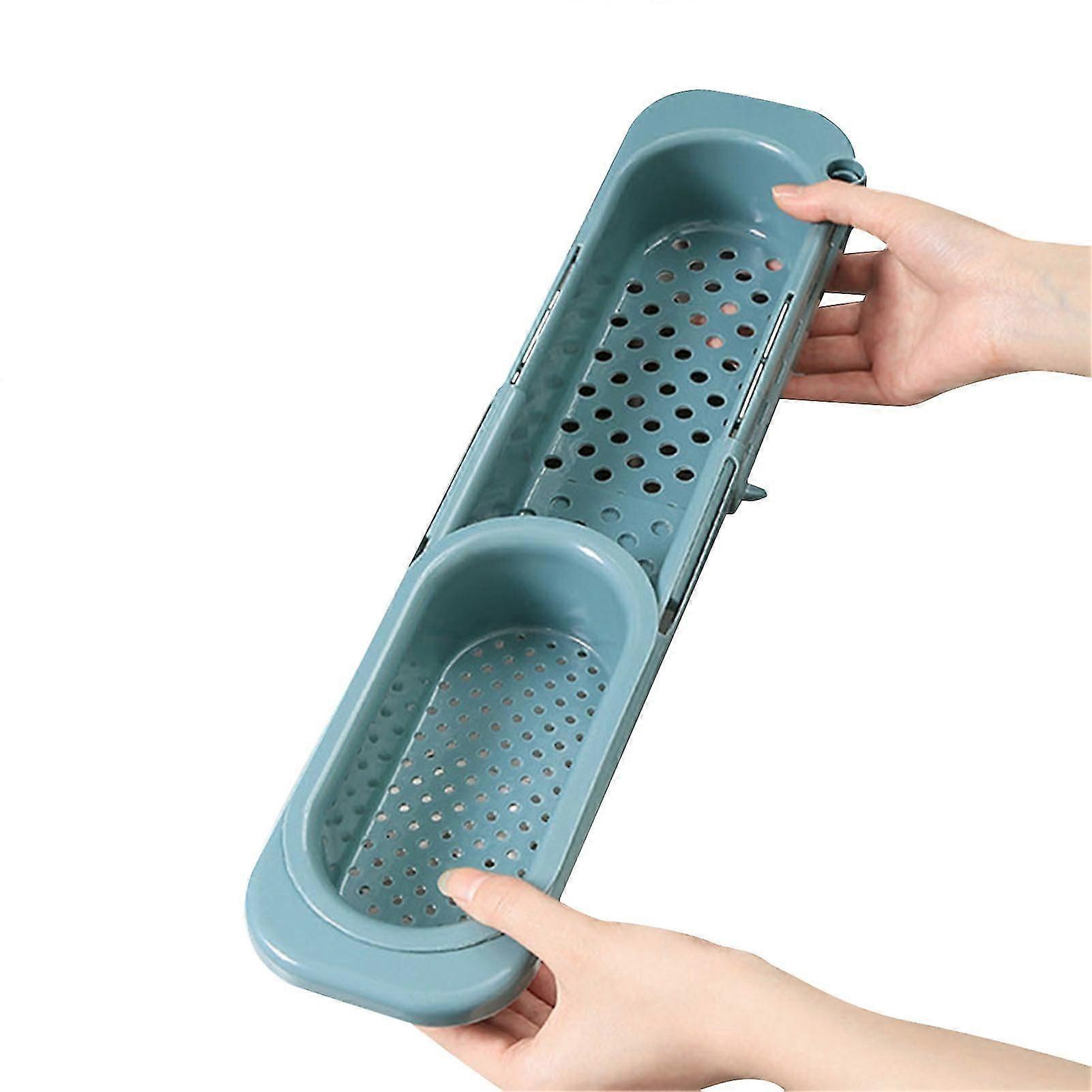 Convenience Sink Storage Rack Home Kitchen Scalable Sink Organizer Sponge Soap