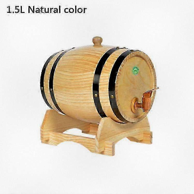 Special Storage Barrel for Wine and Beer, 1.5l and 3l Capacity, Suitable for Oak Pine Designs