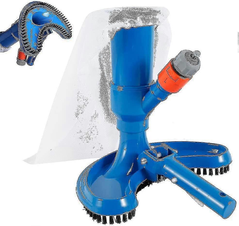 שואב אבק לבריכה עם ראש מברשת ואביזרי צנרת, ניקוי מהיר, משמש לניקוי בריכת שחייה
