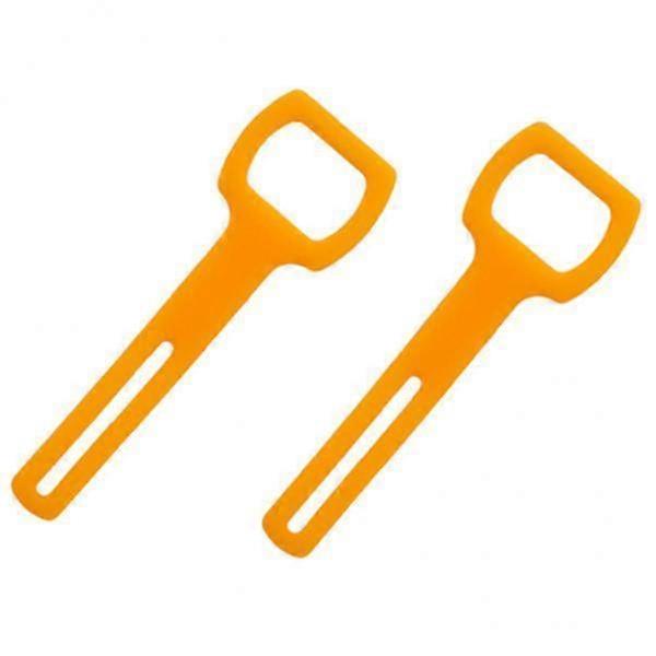 5X 2pc Scuba Dive Silicone 2nd Stage Regulator Wrap Holder Strap Orange