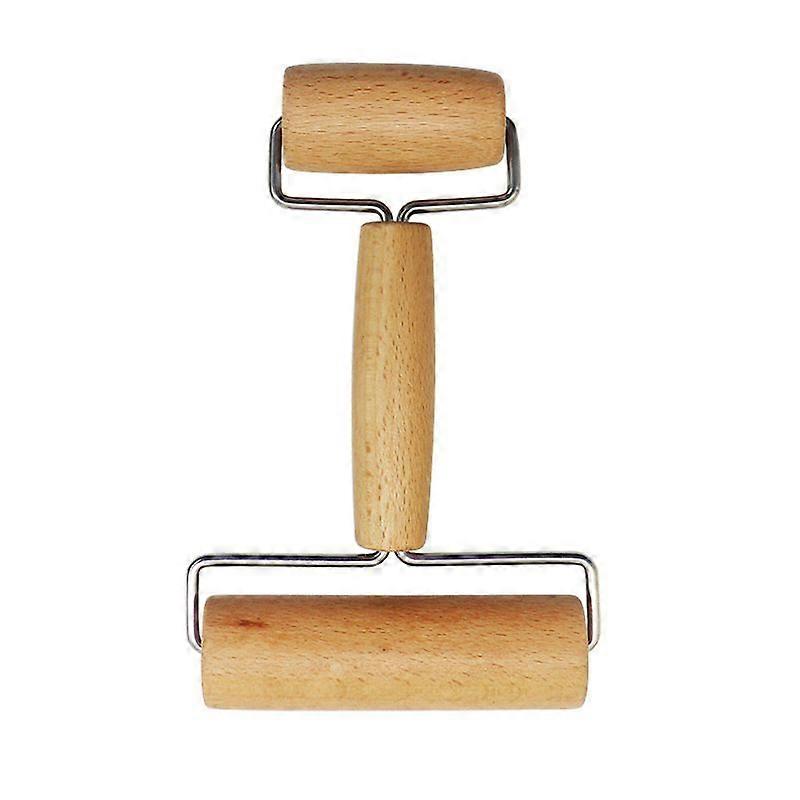 Baking Double Dough Roller, Includes 6.3cm and 11.5cm Wide Cylinders