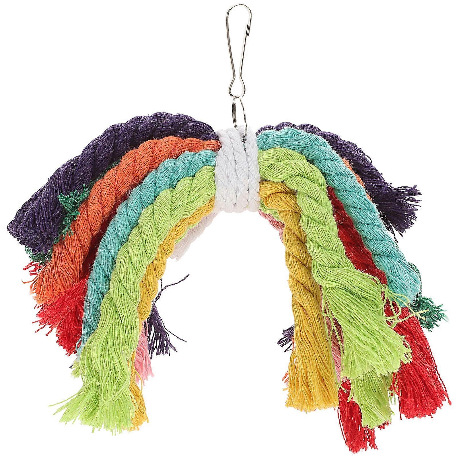 Il semble que votre message ait été coupé à la fin, mais rédigez une description ou un titre complet du produit pour **Parrot Cotton Rope Chew**. Voici un