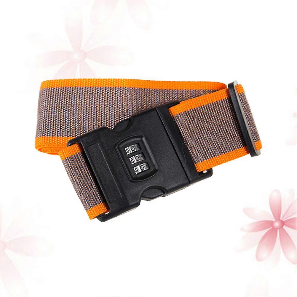 Secure Luggage Connectors with Durable Straps and Combination Locks
