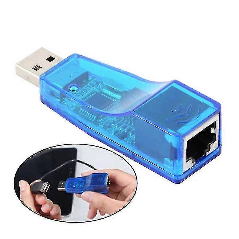 USB 2.0 to LAN RJ45 Ethernet 10/100Mbps Network Adapter for Win8 PC