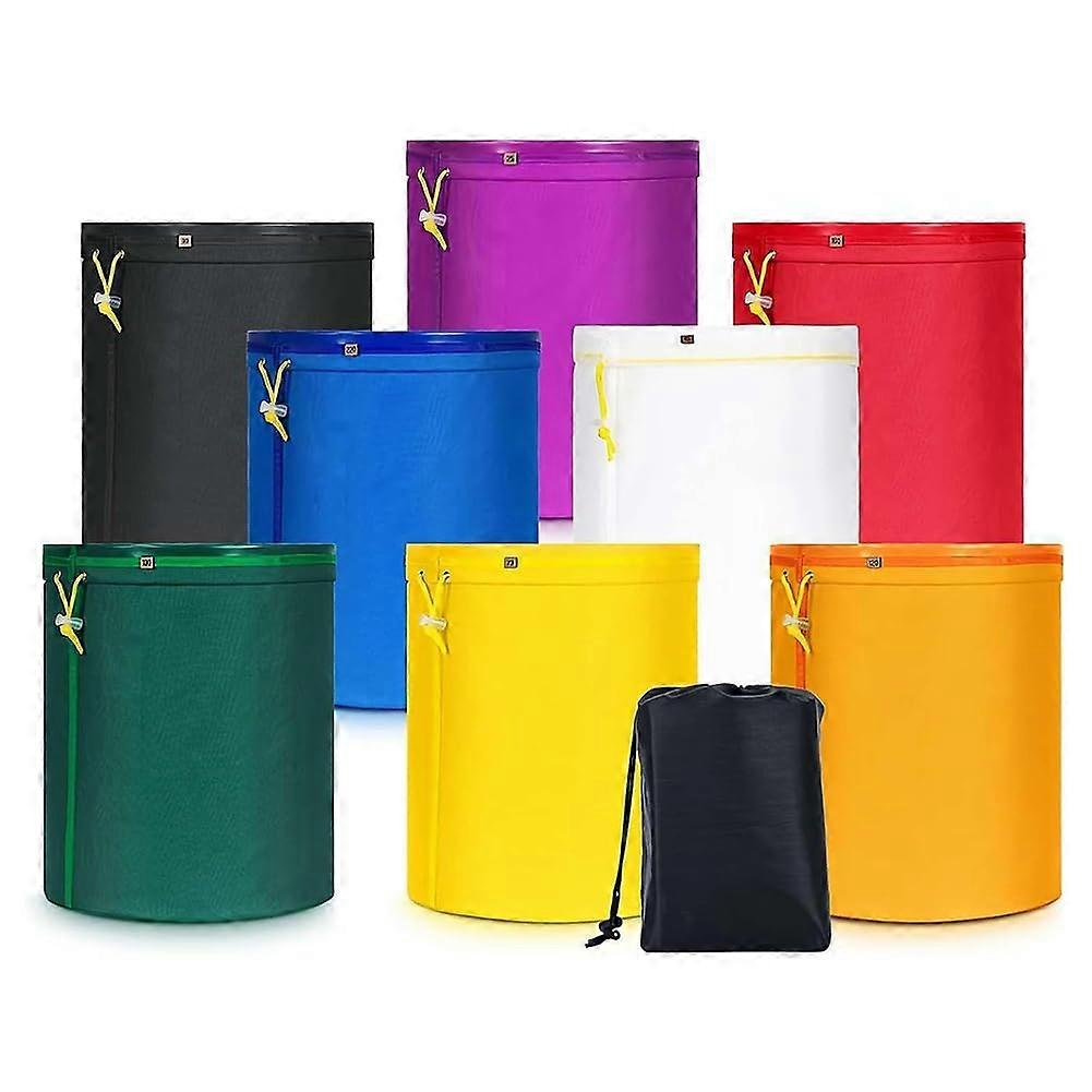 8 pieces 5 gallon filter bags ventilation easy to use press sieve breathable mesh with storage bag, reusable brew bags fine Ref: 6129