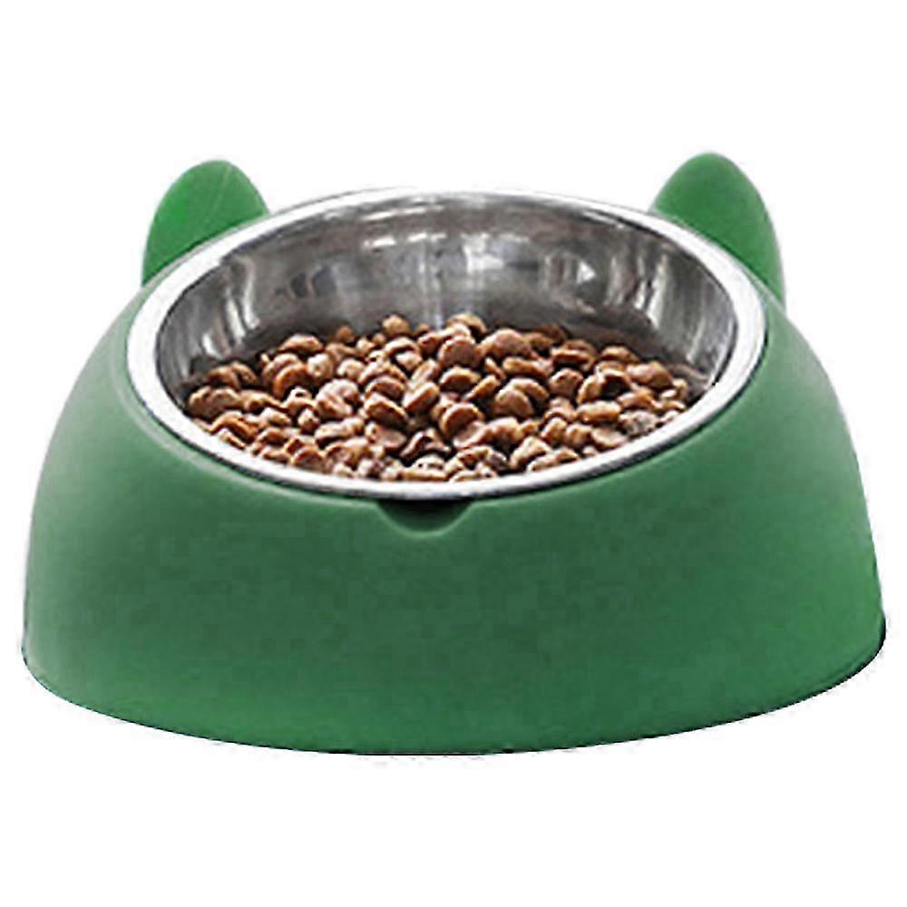 Haustiernapf-Set mit zwei Futter- und Wassernäpfen und abnehmbarer Spenderflasche