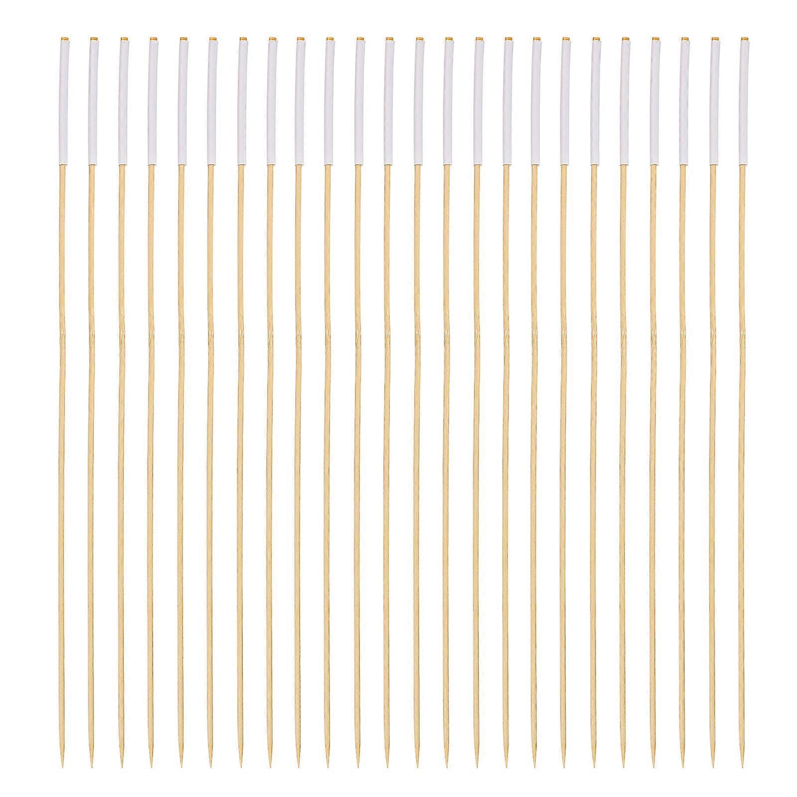 Flower Bouquet Fixing Sticks for Decoration Use Khaki Color Synthetic Material Plastic Paper 30pcs