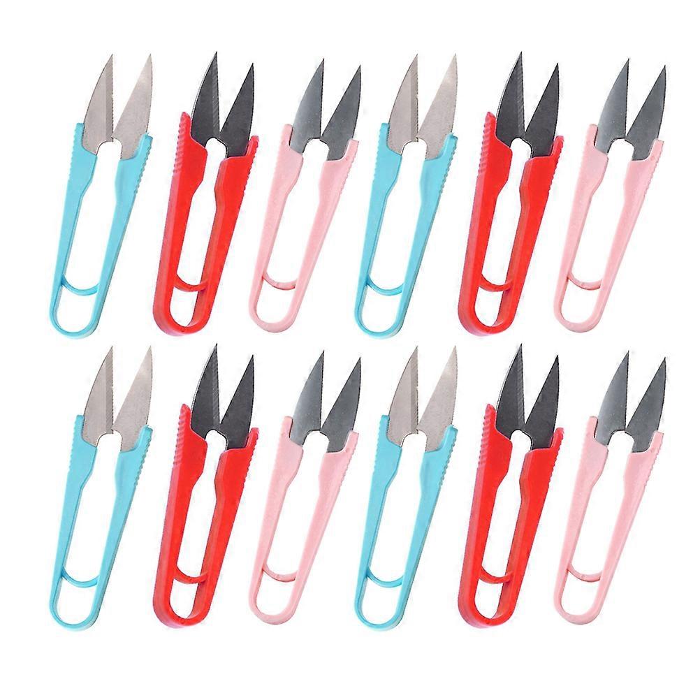 Yarn Cutting Scissors Garden Sewing Tool Thrumming V-Shaped Spring Adults 30Pcs