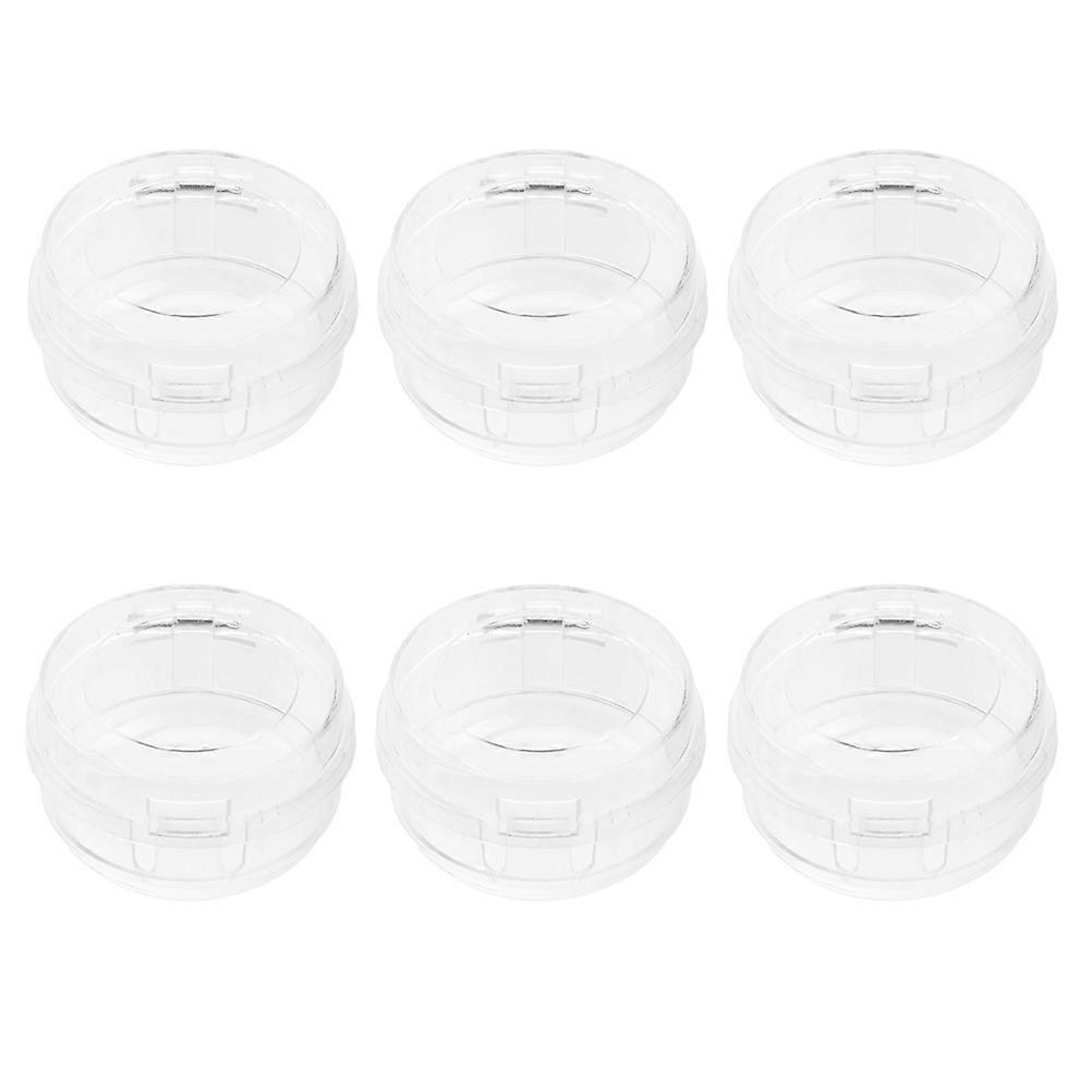 Stove Switch Covers Protection Safety Device Child-Proof For Control Knobs 6X6X4cm 6Pcs