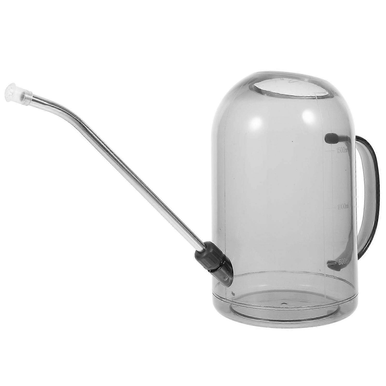 Portable Watering Can For Garden Long Spout Abs Material Indoor Plant Care Grey 35.50X20.50X12.50CM Water Level Observation 1 Set