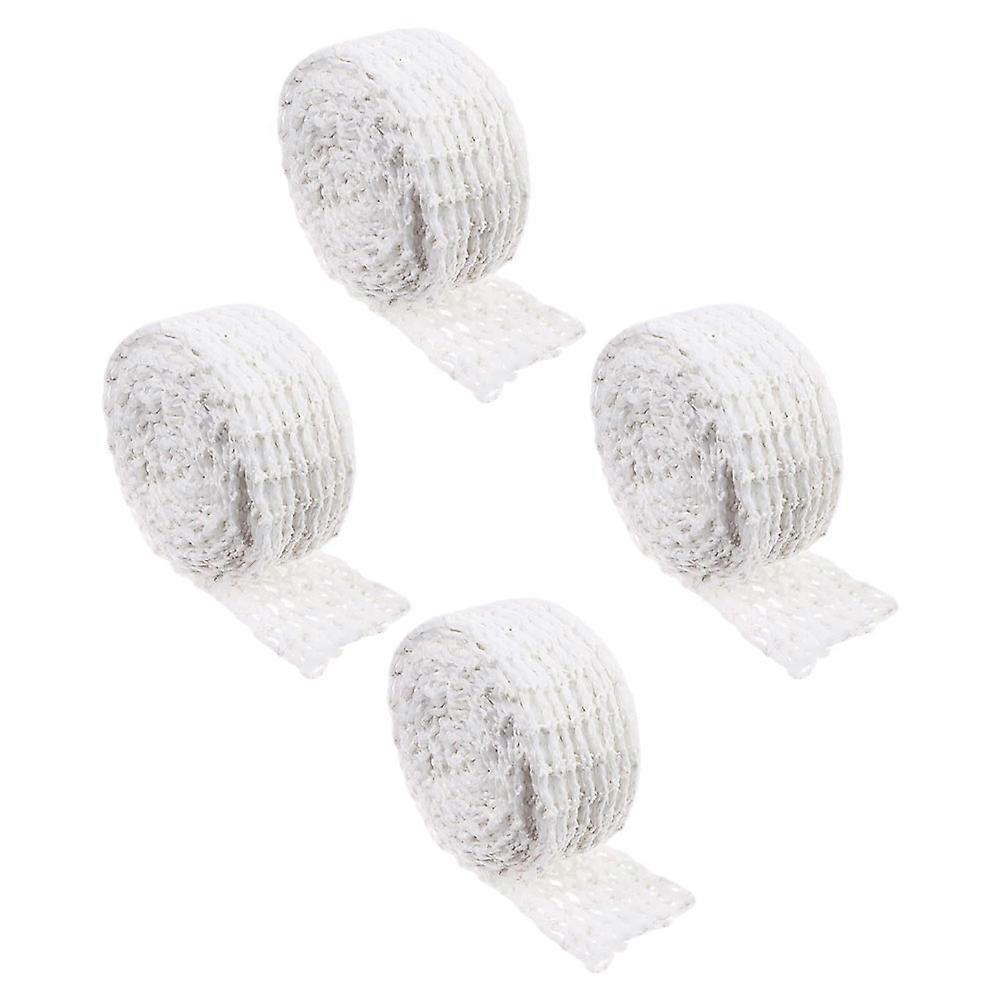 Elastic Meat Netting Roll 4pcs for Sausage Chicken Legs Kitchen Restaurant Packaging Cooking