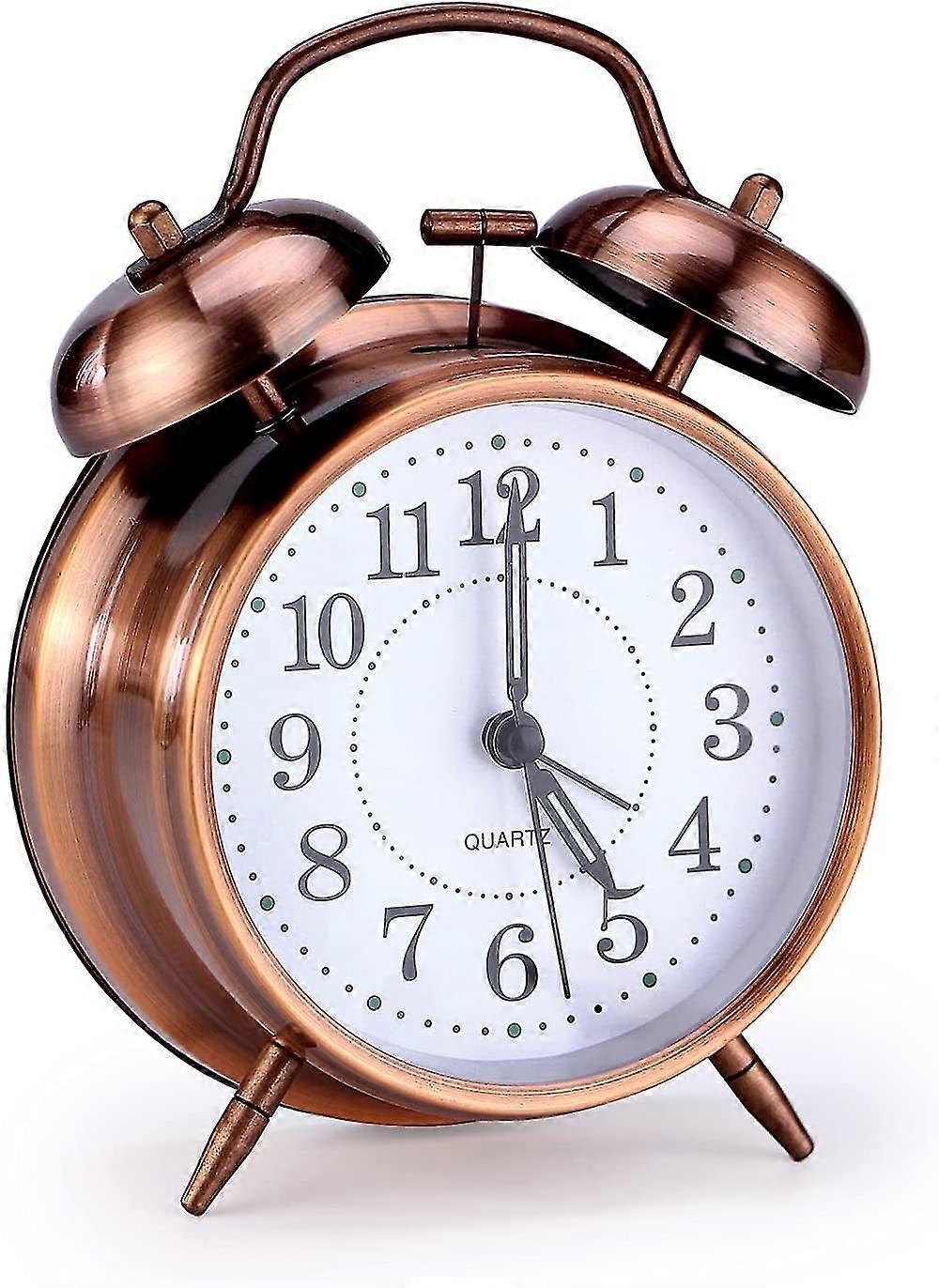 Retro Analog Twin Bell Alarm Clock