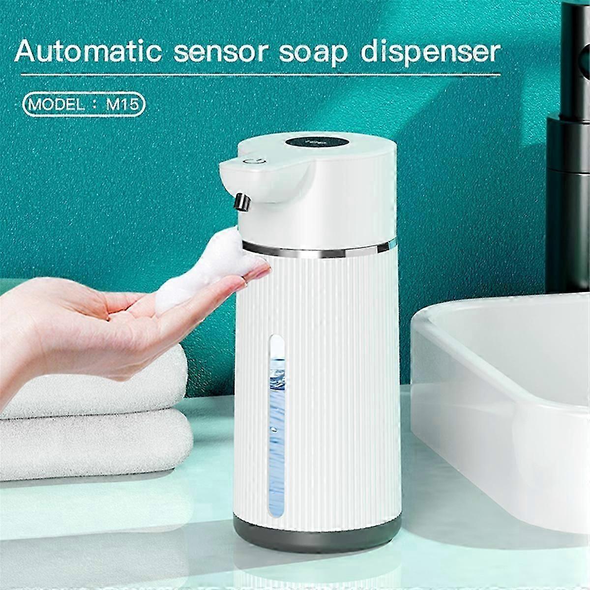 420ML Automatic Foaming Soap Dispenser 4 Gear Infrared Sensor Black