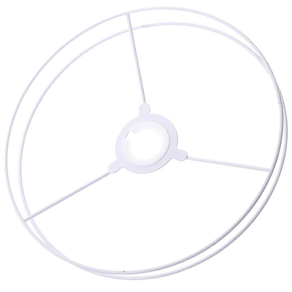 Lamp Stand Lampshade Frame Metal Home Decoration Diy Lampshade Making Round Shape 20.00X20.00X3.50cm 1Set