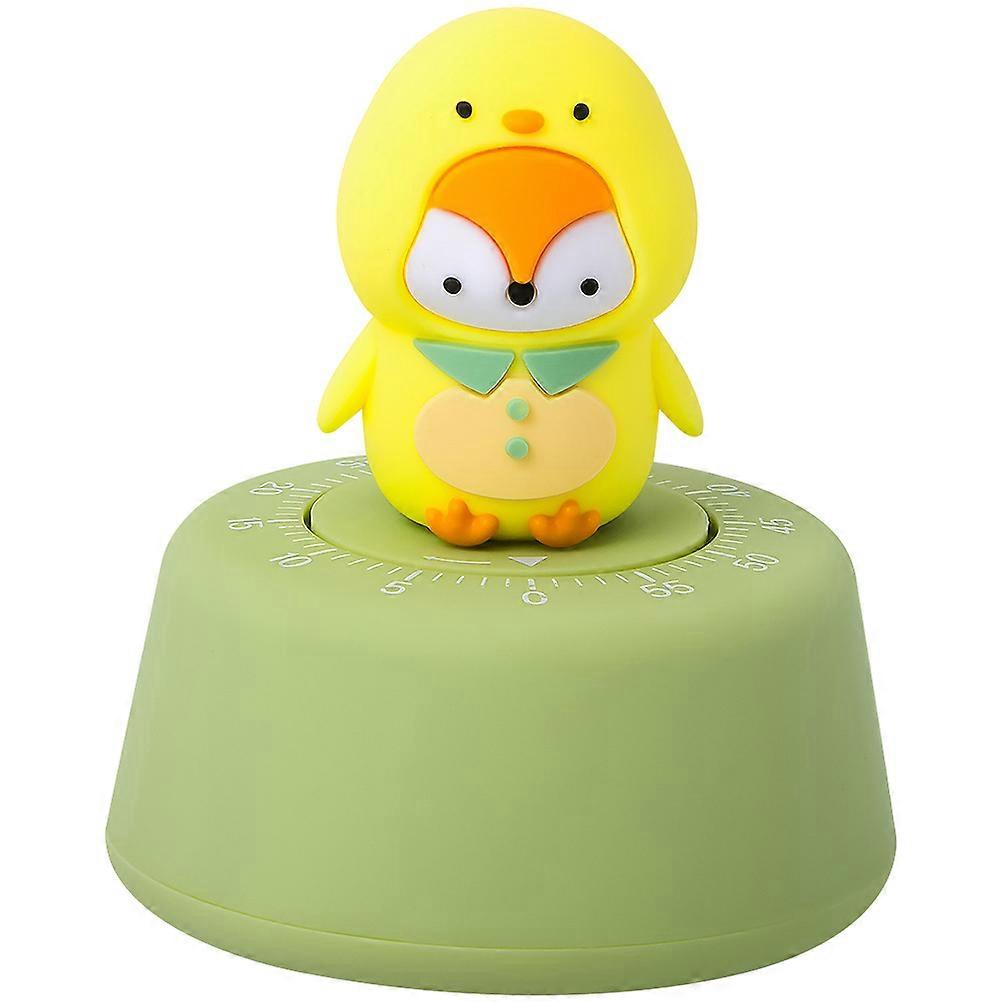 Cartoon Timer Time Management Timer Manual Timer For Facial Mask 7.2X7.2X8.6CM CookingReminder 1Pcs