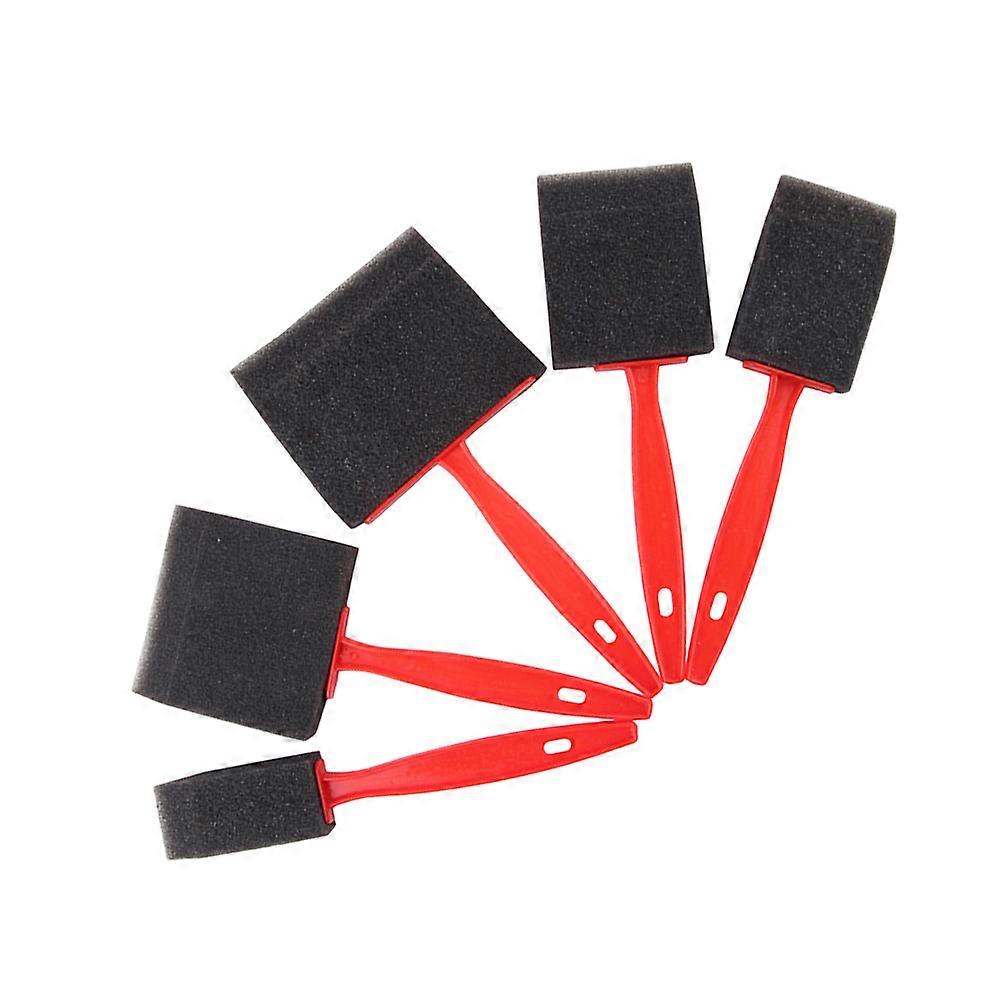 Ζωγραφική σφουγγάρια για τα παιδιά Ποικιλία χρώματος ξύλο λαβή Graffiti Diy για έργα χειροτεχνίας 30Pcs