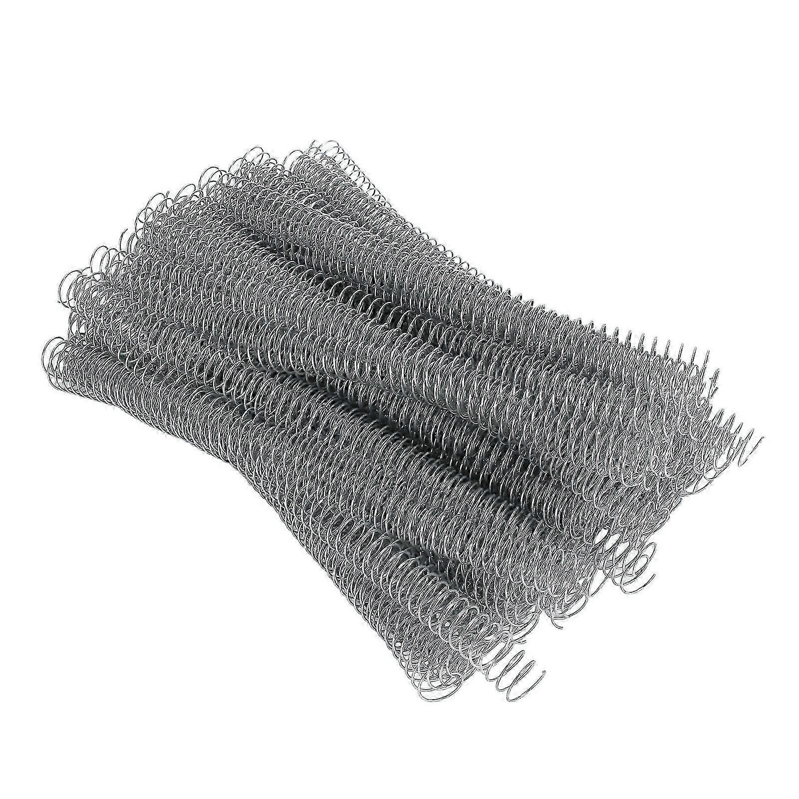 100Pcs σπειροειδής συνδετική σπείρα 170 χτένα σπονδυλικής στήλης ικανότητας φύλλων διάμετρος 49mm 48 εξάρτηση σετ βημάτων δοντιών 4:1 για A4 ασήμι
