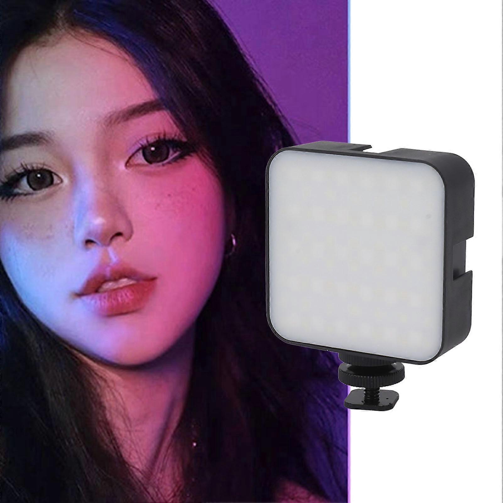 Mini LED-täyttövalo 900LM valkoinen valo RGB-värilämpötila kannettava LED-puhelinvalo suoratoistovideoneuvotteluun