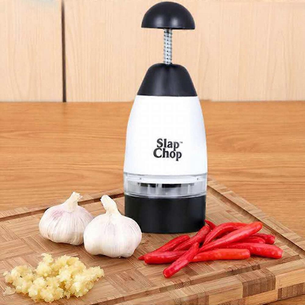 Garlic Food Processor Chopper and Vegetable Grater - Kitchen Tool with Slap Chop Feature