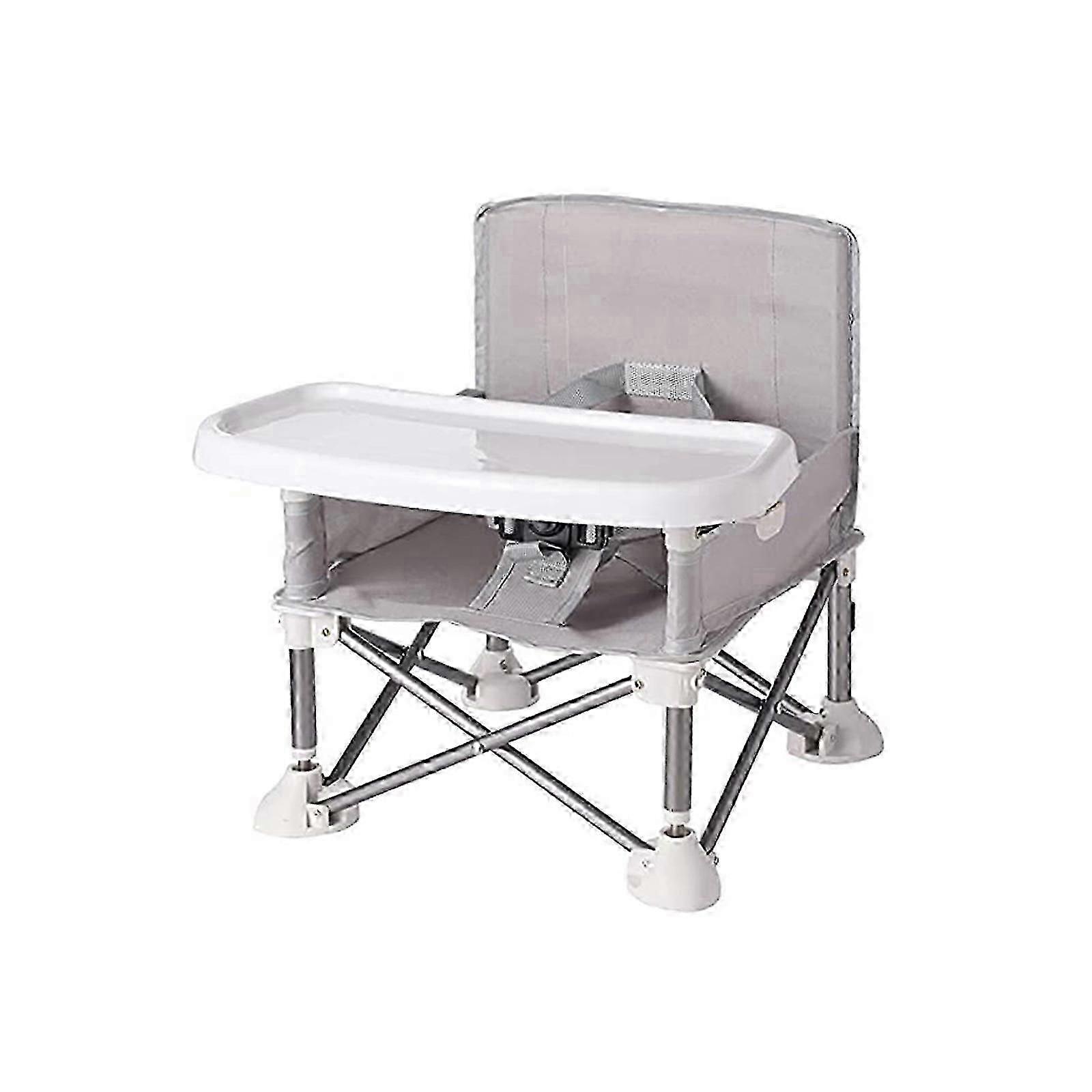 Baby Travel Booster Seat - Αναδιπλούμενη καρέκλα κάμπινγκ για νήπια - Συμπαγές φορητό παιδικό κάθισμα με αφαιρούμενο δίσκο τραπεζαρίας για αγόρια κορίτσια