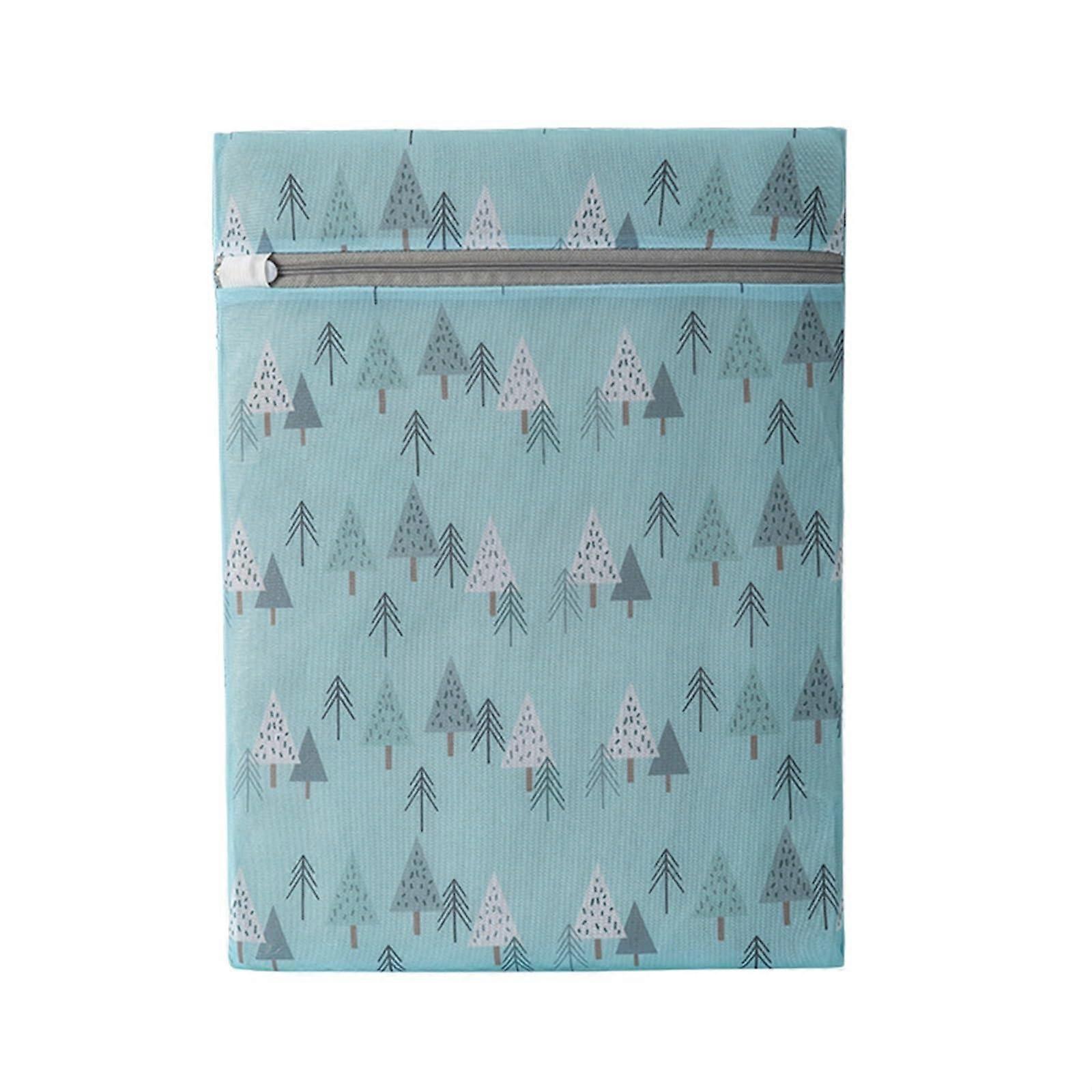 WäSchesack Wäschesäcke für Unterwäsche, BHs, Netz-Reise-Organizer, Zusammenklappbar, Blumendruck, D 50x60cm