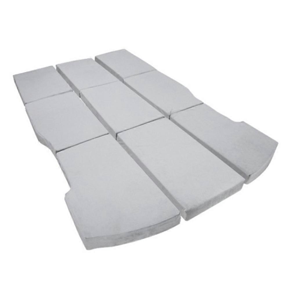 For Tesla Model Y 3 Tri-fold Splicing Bed Camping Memory Foam Sleeping Pad Car Back Seat Mattress wi