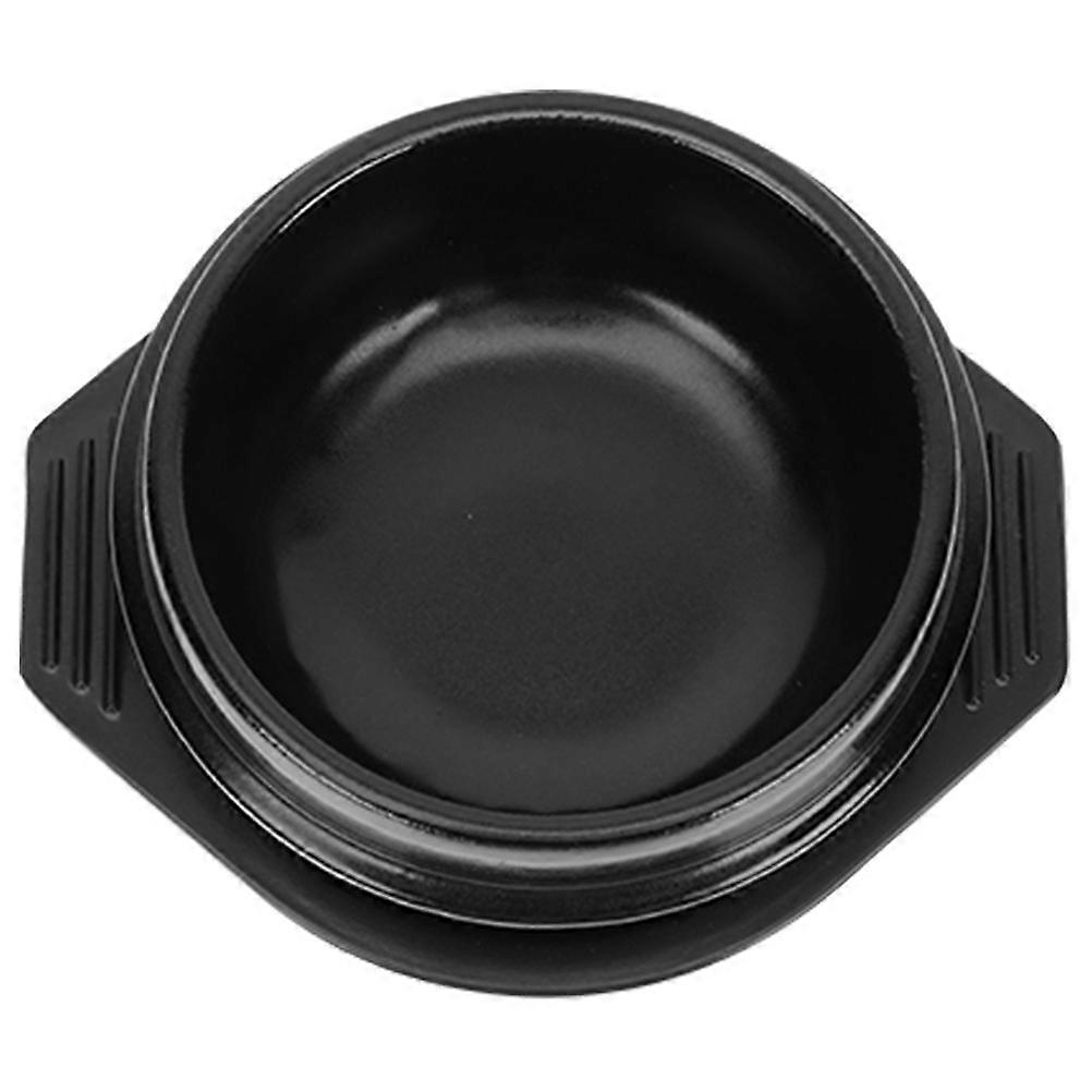 Korean Style Ceramic Casserole Cooking Pot Set with Handles for Soup, Noodles, and Bibimbap – Energy Saving Kitchenware with Smooth Glazed Surface