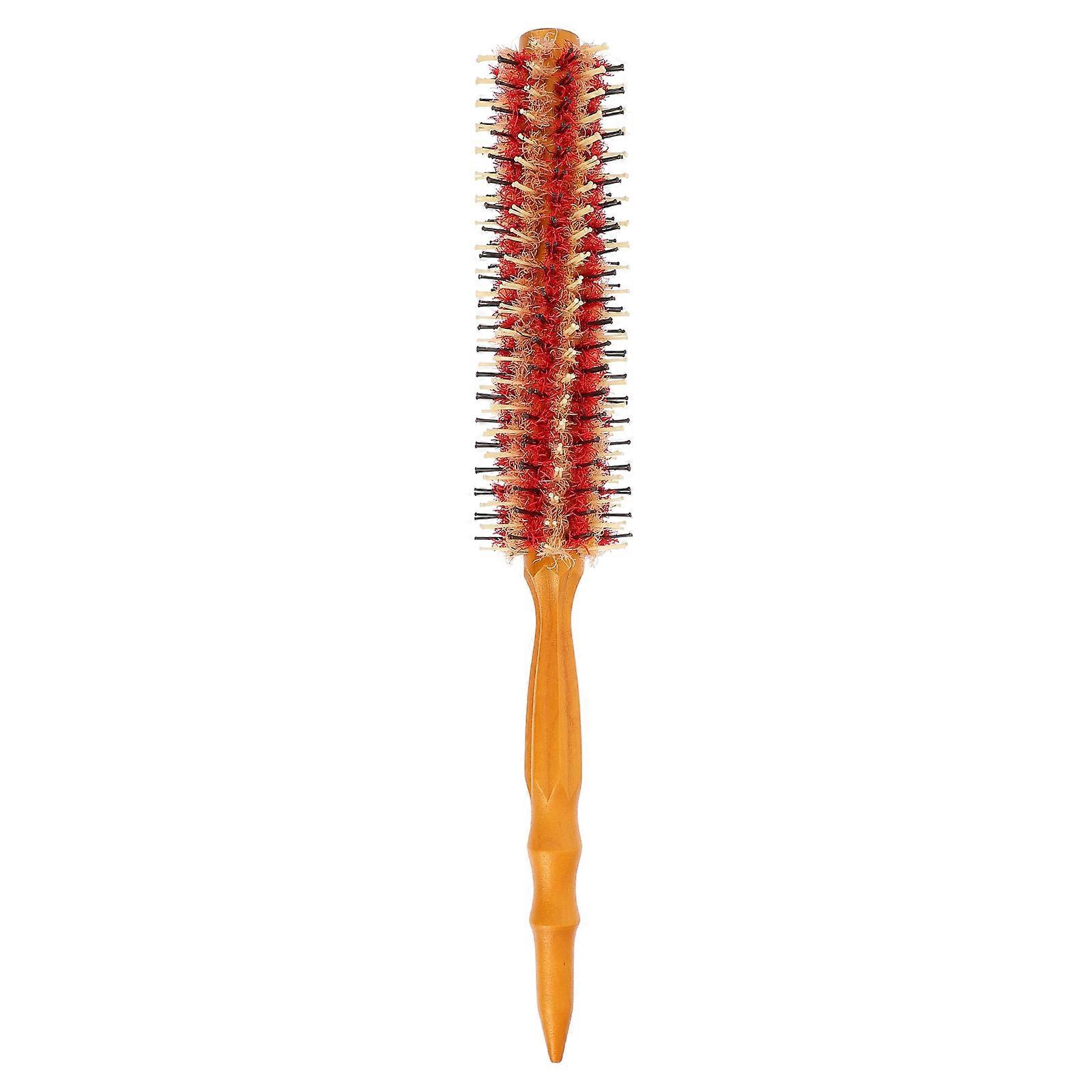 Here's a polished and professional product description for the **Round Curling Hairbrush With Ergonomic Wooden Handle**:
### **Round Curling