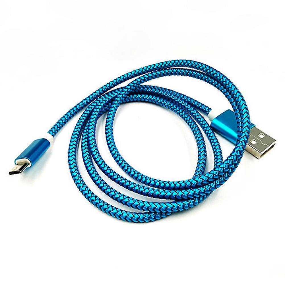 Mobile Phone Data Cable Charging Cables For Multiple Devices Blue 100.00X2.00X1.00CM Fast Data Transmission 1Set