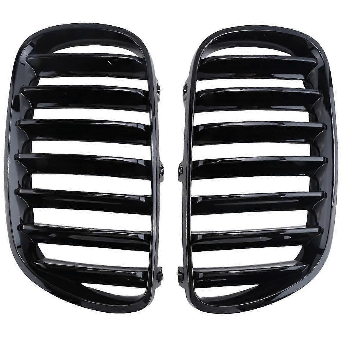1pair Shiny Grille Bumper Grille For E83 X3