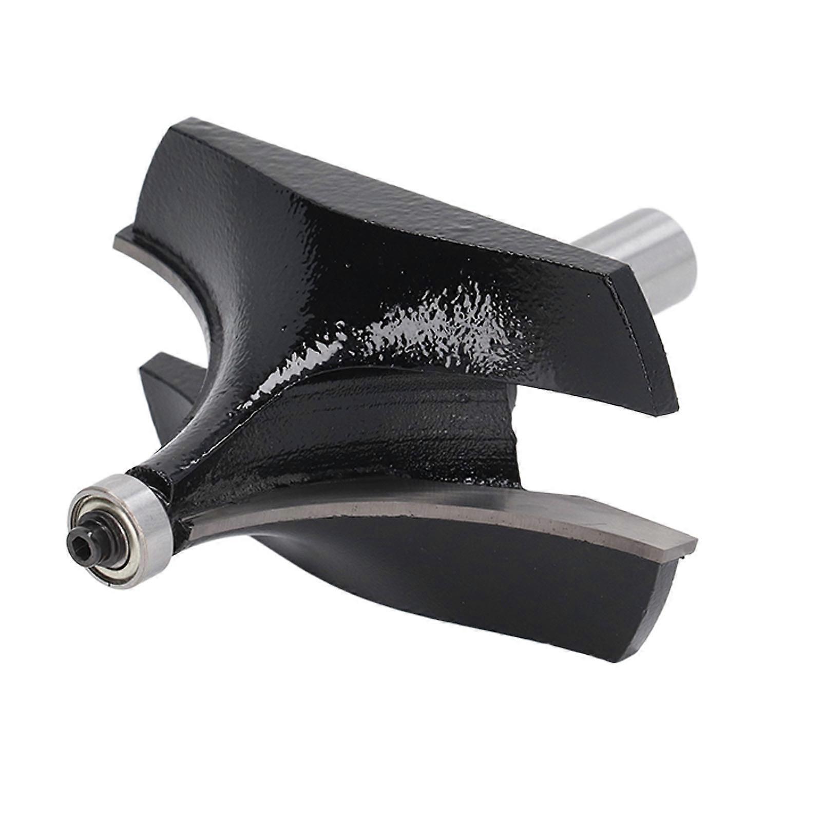 Roundover Router Bit 1/2in Shank 1/2x3‑1/2 Tungsten Carbide Round Over Cutter Tool