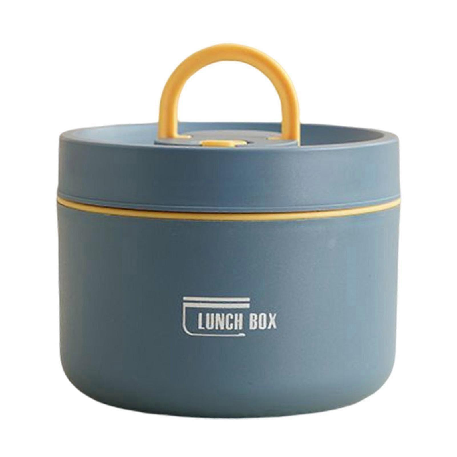 Insulated Lunch Box with Stainless Steel Liner Portable Large Capacity Bento Box