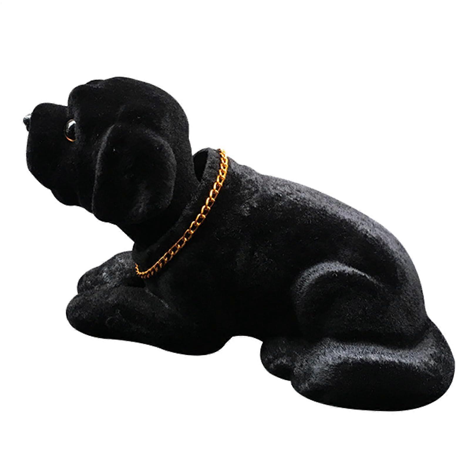 Labrador Bobblehead Figure Bobbing Head Dog Car Decoration, Resin Vehicle Statue