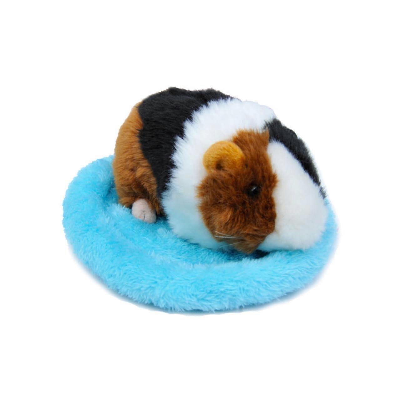 3Piece Modular Hamster Bed for Small Animals, Round Warm Sleeping Cushion in Random Colors for Hamsters, Hedgehogs, Squirrels, and Other Pets