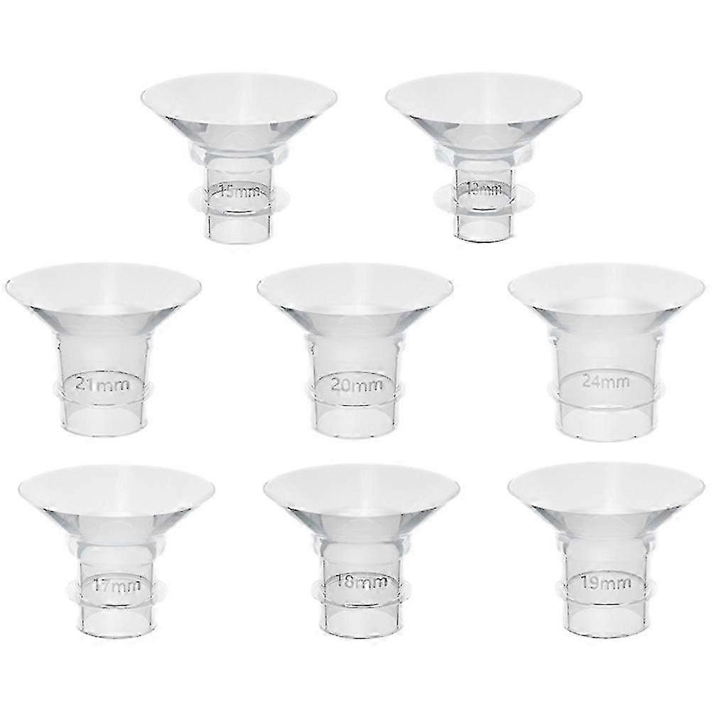 8 pcs Breast Pump Flange Inserts Silicone Flange Inserts Replacement Flange Inserts