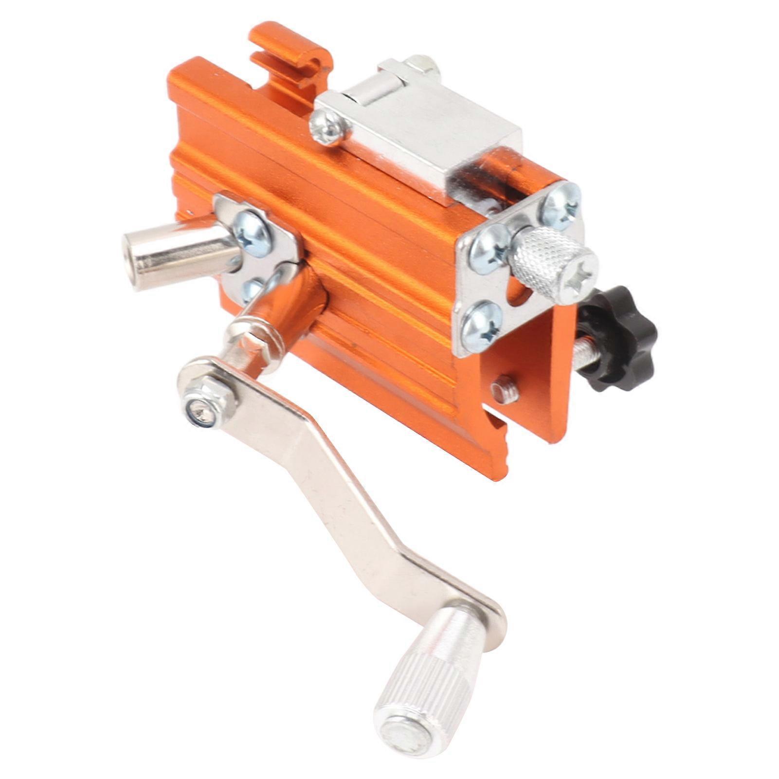 Chainsaw Sharpening Jig Kit Hand Cranked Manual Portable Chainsaw Sharpener for Garden Worker