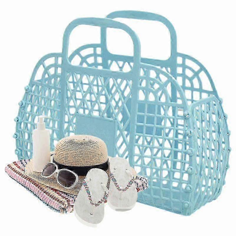 ljusa återanvändbara gelé tygpåsar presentkorg för flickor strand, småbarn barn halloween, brud, påsk