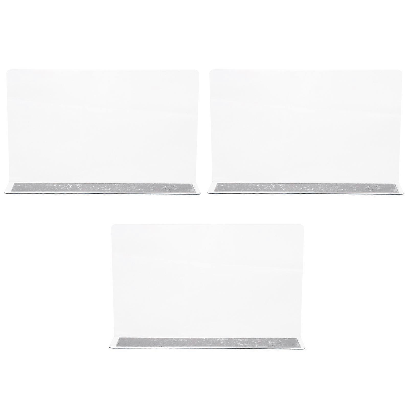 Plastic Shelf Dividers with Magnetic PVC Side Boards Thickened Organizers for Supermarket Goods Classification, Store Rack Separators for Neat
