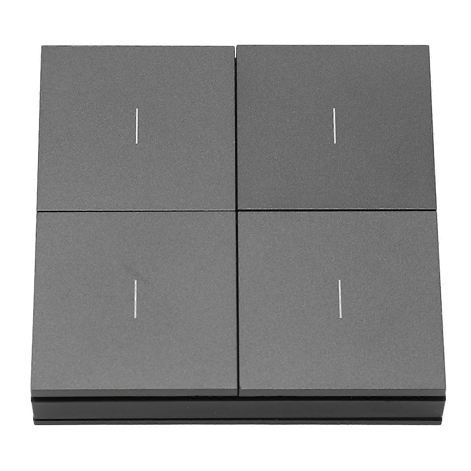 4 Button Wireless Switch 12 Scene Remote Control APP Smart Switch for Household Adhesive Installation 