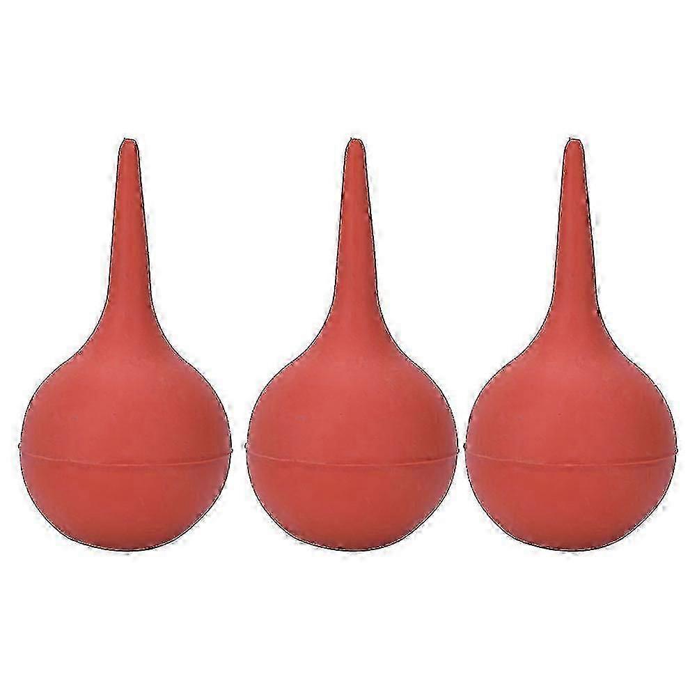 3pcs 90ml Ear Washing Ball Squeeze Blowing Rubber Suction Bulb Laboratory Tool3pcs 90ml