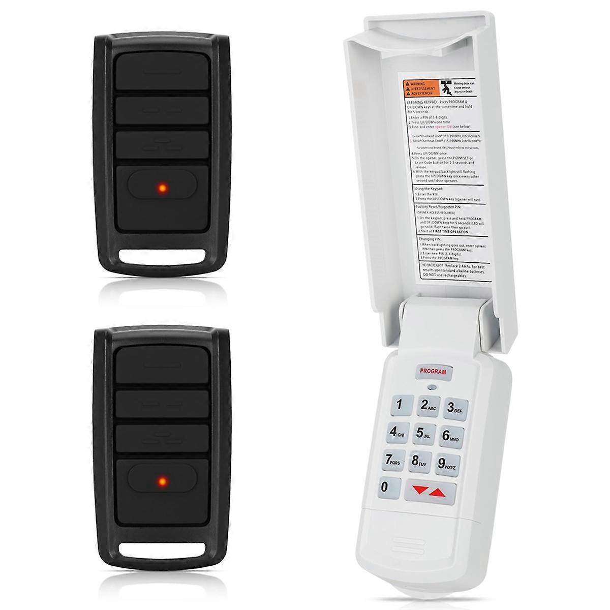 For Overhead Garage Door Opener Keypad with for O3T-A Overhead Door Remot, Garage Door Opener Keypad -R,315MHz/390MHz