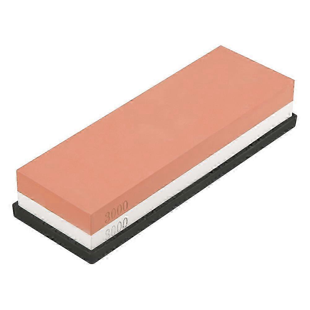 Two Sides 3000&8000 Kitchen Knife Sharpener White Corundum Sharpener Stone