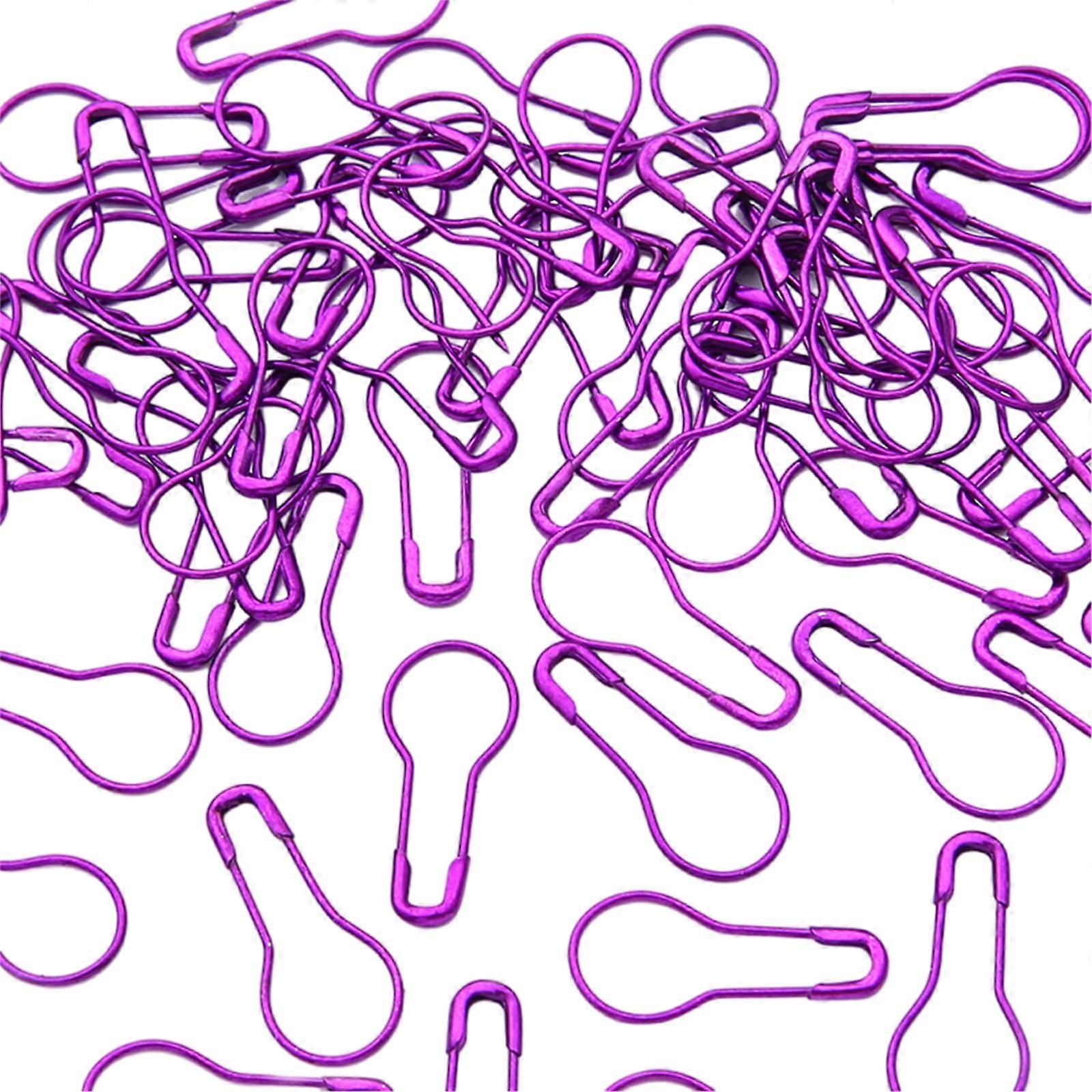 100 pieces colorful needles, crochet hooks, stitch markers, pumpkinshaped, metal, safety pins, knitting, locking marker clips Ref: 6913