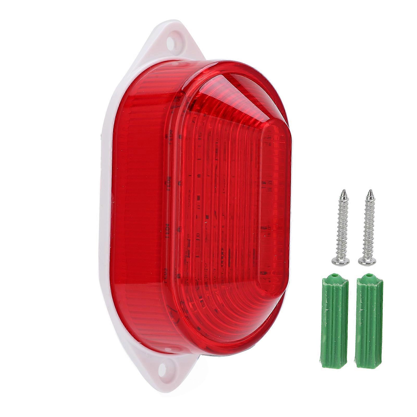 Red LED Warning Small Security Signal Siren Sound Alarm Light with Buzzer for Factory Monitoring