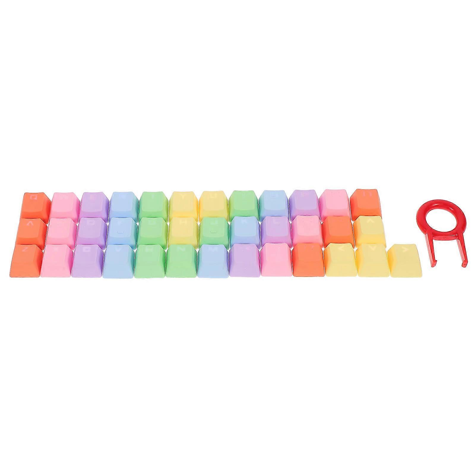 1 set of Computer Keyboard Keycaps Replace Keycaps Kits Chic Keyboard Key Caps